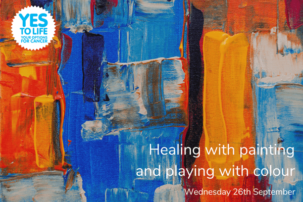 Healing with painting and playing with colour
