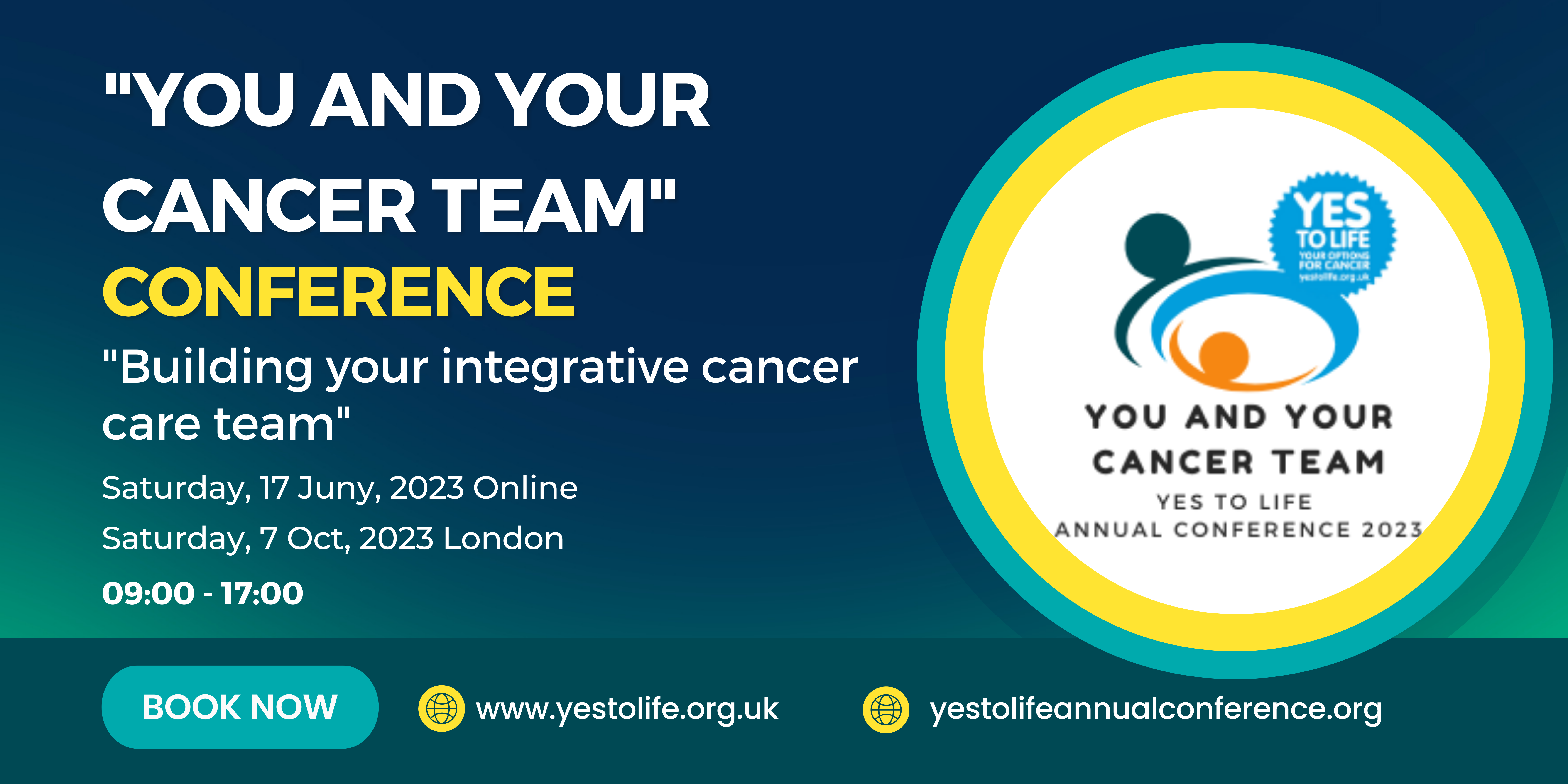 Annual Conference 2023 "You and Your Cancer Team" Part 2 Live in London