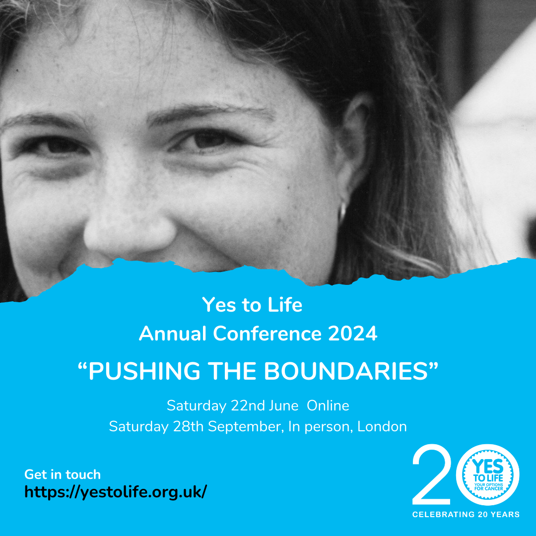 "Pushing the Boundaries" Yes to Life Annual Conference Online