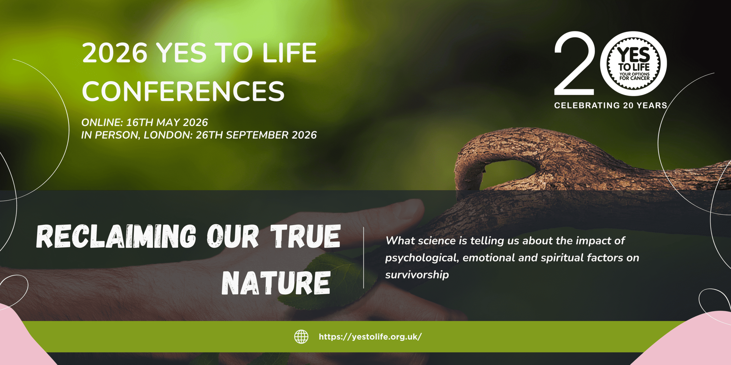 Yes to Life Conference 2026 Online "Reclaiming Our True Nature. "