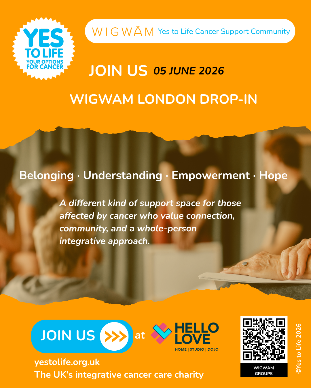 Wigwam Cancer Support - London Drop-In