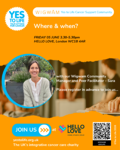 Wigwam Cancer Support - London Drop-In
