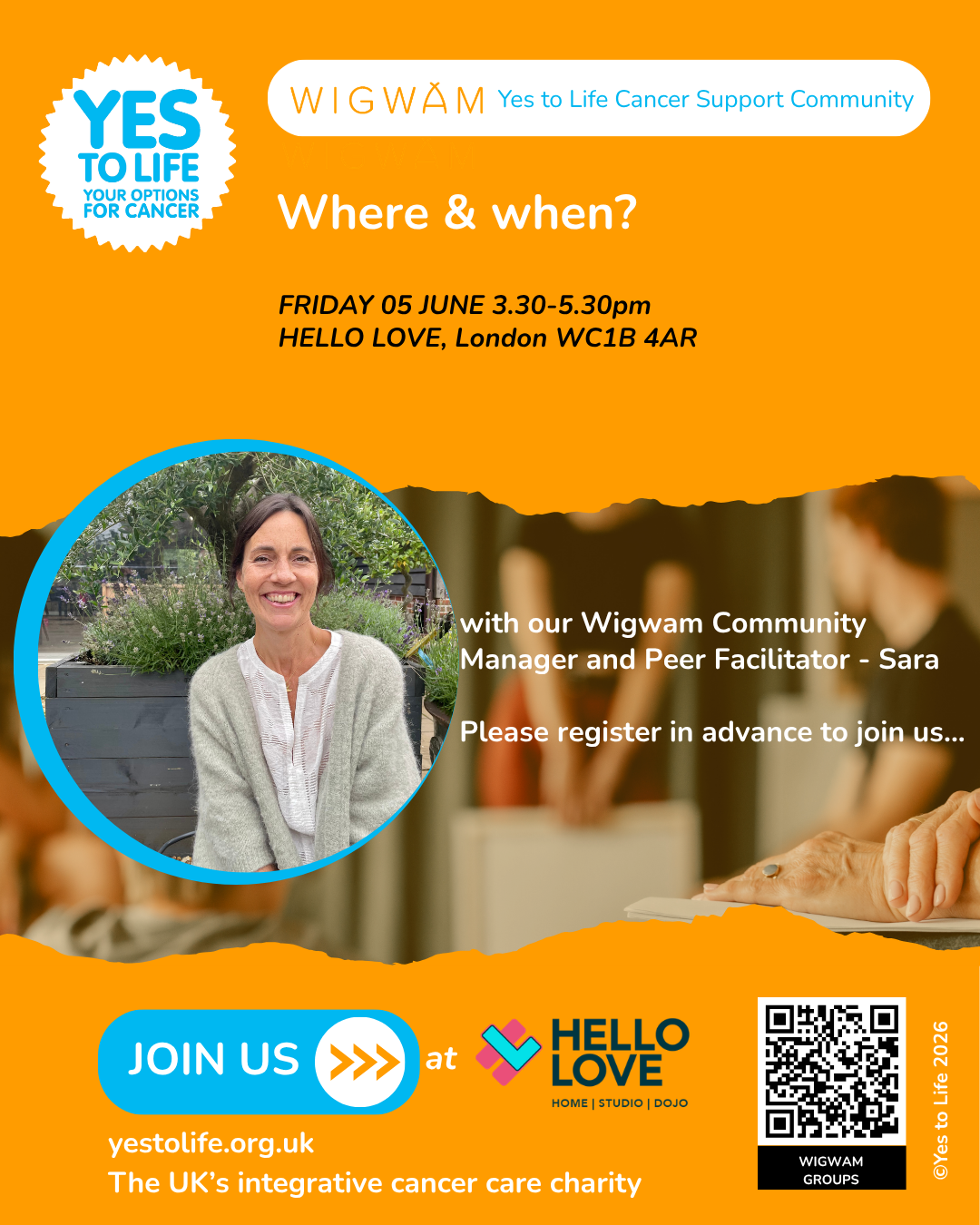 Wigwam Cancer Support - London Drop-In